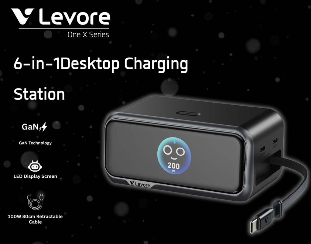 LEVORE GaN chargers and power bank accessories